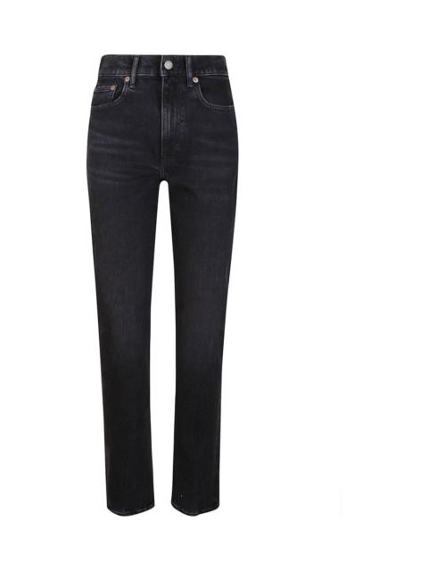 High-waisted Straight-fit Jeans