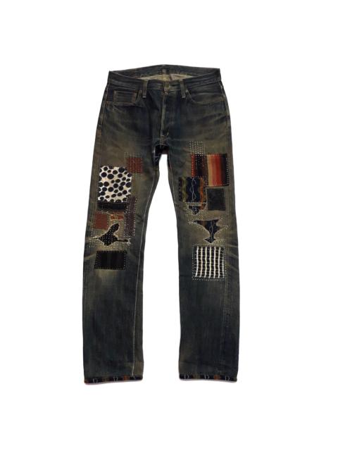 Other Designers Japanese Brand Custom Patchwork Omnigod Selvedge Jeans