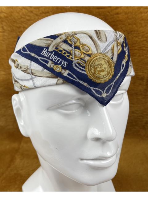 Other Designers Vintage - vintage burberry bandana handkerchief neckerchief HC0691