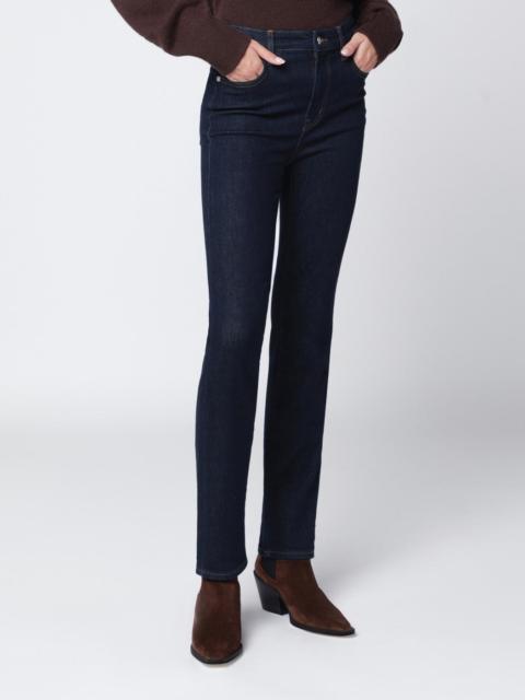 FRAME Dark blue straight jeans The Pencil