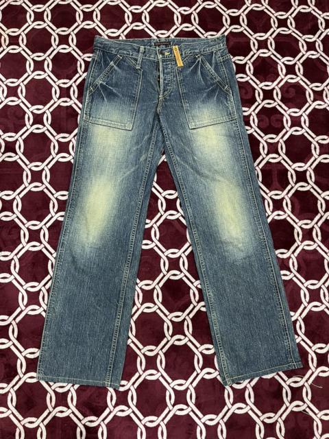 Other Designers Japanese Brand - ET Boite By Blueway Bush Pants Denim