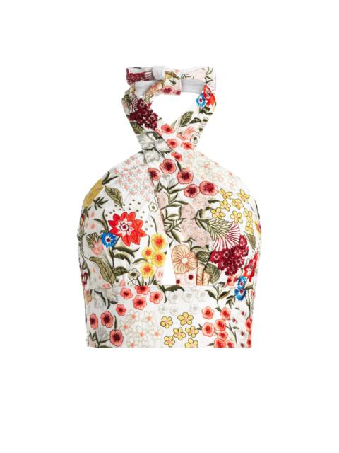 Alice + Olivia EVELINA CROP TOP