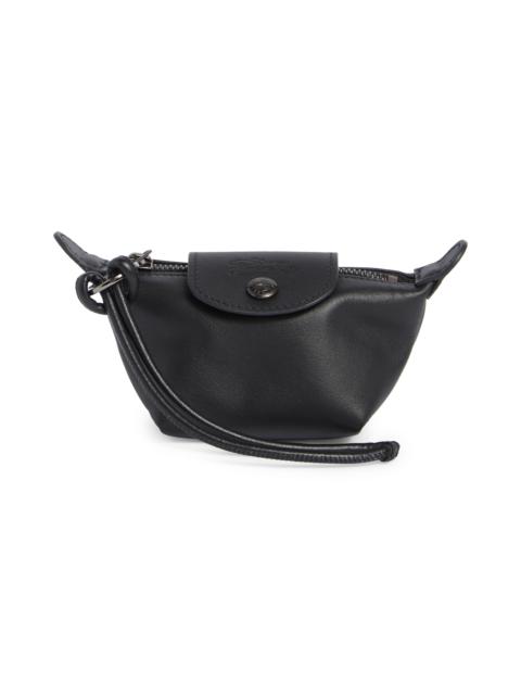 Longchamp Longchamp Le Pliage Xtra Leather Coin Purse in Black at Nordstrom