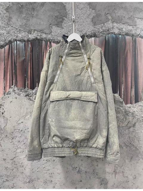 Acne Studios Acne Studios Ovitor Poplin Popover Jacket In Mud Grey