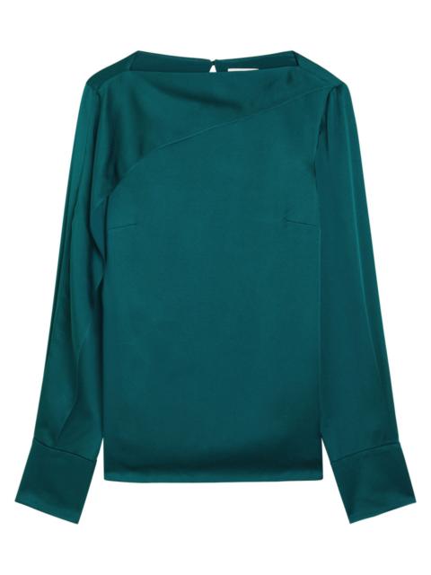 Erdem Erdem Draped Crepe de Chine top