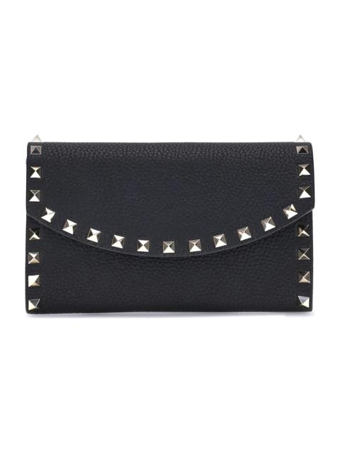 Valentino Wallet W/strap | Rockstud | Vitello Stam