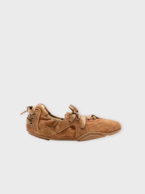 Acne Studios Shoes Lace-Up Nubuck Sand