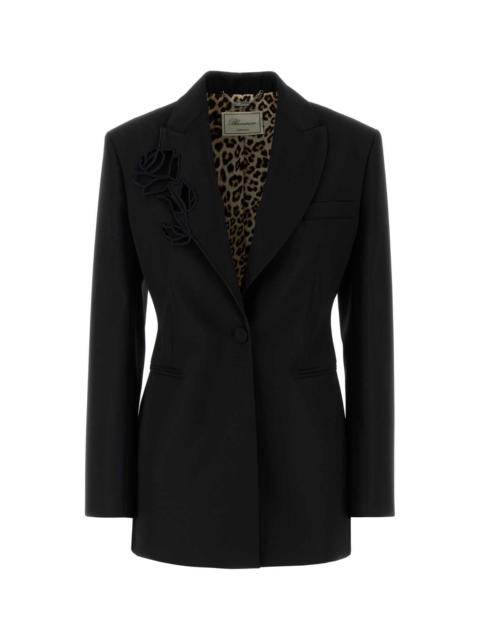 Blumarine Blumarine Women Black Wool Blazer