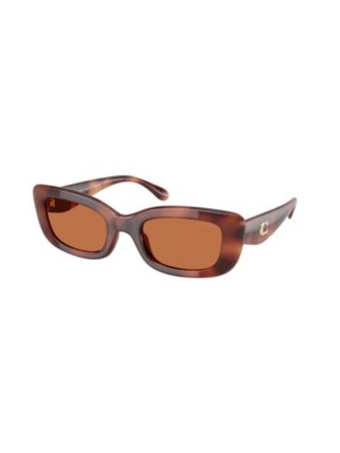 COACH Coach Brown Rectangular Ladies Sunglasses HC8390U 577473 51