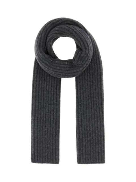 Maison Margiela Grey Wool Scarf