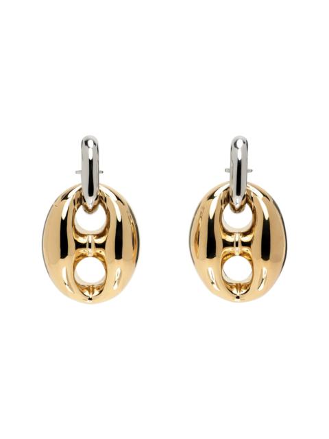 rabanne Eight Chunky Earrings | ssense | REVERSIBLE