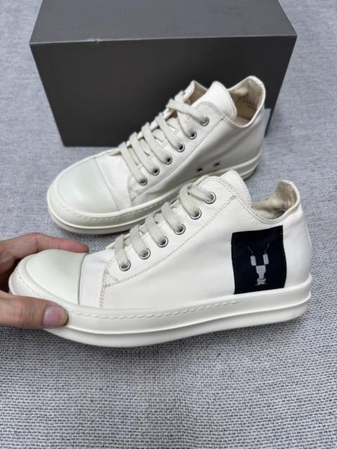 Rick Owens Rick Owens Drkshdw Low Sneakers White Satin