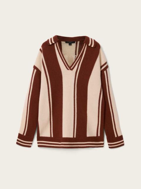 ALLSAINTS TAY MERINO WOOL POLO SHIRT