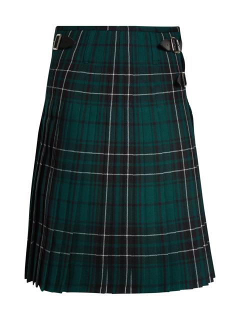 JW Anderson JW Anderson Plaid Wool Kilt in Forest Green at Nordstrom