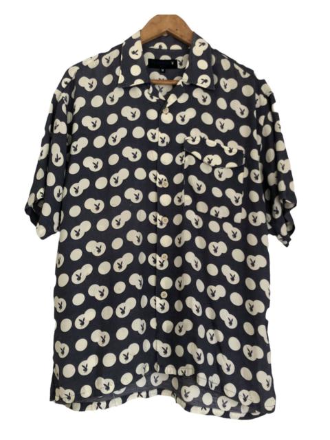 Other Designers Vintage Playboy Fullprint Rayon Shirt