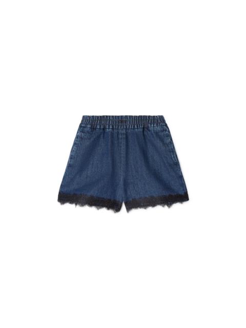 Off-White Lace 20s Denim Short