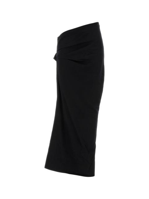 entire studios Black wool skirt