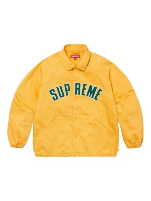 Supreme Arc Denim Coaches Jacket 'Yellow Green' SUP-SS24-174