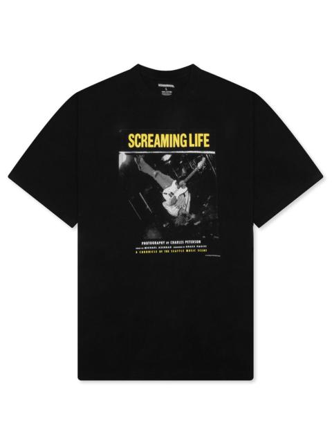 NEIGHBORHOOD NEIGHBORHOOD X CHARLES PETERSON S/S TEE 1 - BLACK