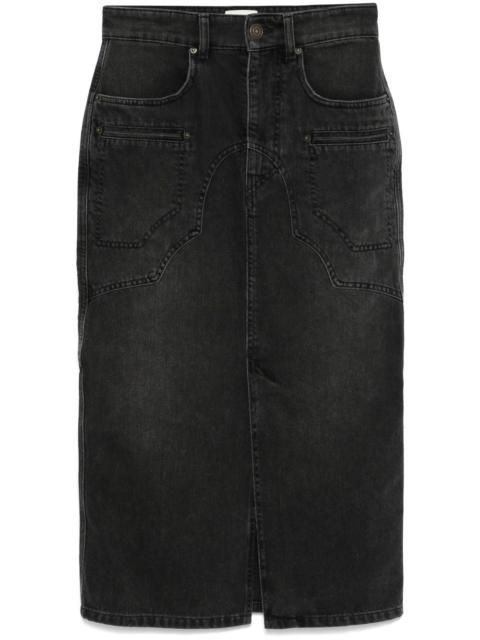 Isabel Marant Isabel Marant Women Britt Denim Midi Skirt