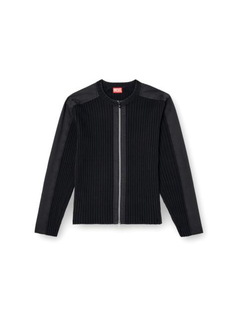 The Row Sheldon Cardigan in Wool and Silk | REVERSIBLE