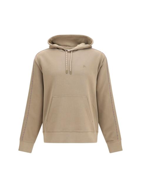Burberry Burberry Men Check Hoodie With Drawstrings