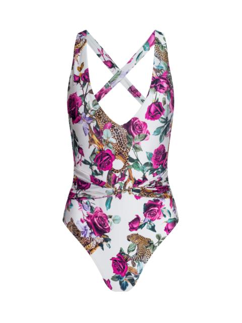 L'AGENCE Lisa Plunge One-Piece Swimsuit