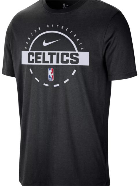 Nike Nike Men's Boston Celtics Black On Court Practice Long Sleeve T-Shirt