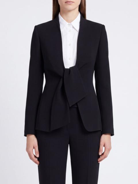 Max Mara Max Mara Women Slim Fit Short Cady Blazer Max Mara With Tie Fastening