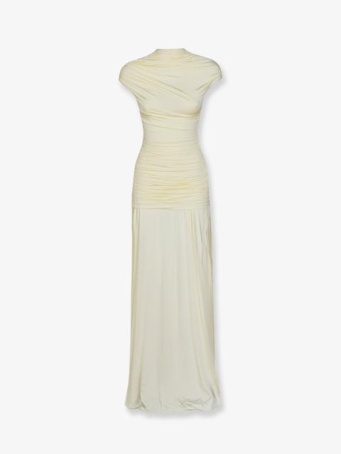 self-portrait Self Portrait Draped Jersey Long Dress