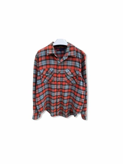Other Designers Edwin - Japanese Brand Edwin Checked Plaid Tartan Button Up Shirt