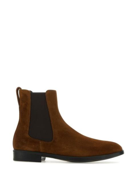 Tom Ford Man Caramel Suede Ankle Boots