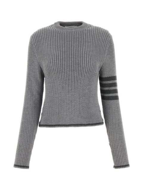 Thom Browne Grey wool sweater