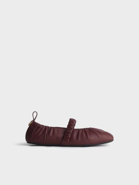 rag & bone Spire Ruched Leather Mary Janes