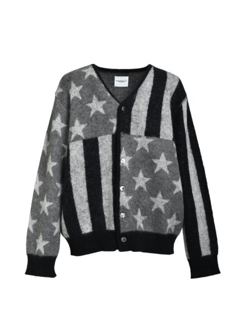 TAKAHIROMIYASHITA TheSoloist. AMERICAN FLAG MOHAIR CARDIGAN / MONO