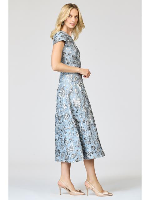 SACHIN & BABI JACKIE DRESS - PEWTER GARDENS