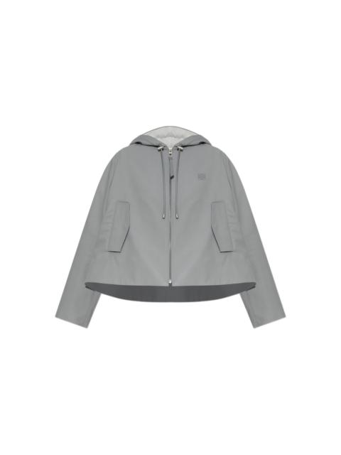 drawstring-hood jacket