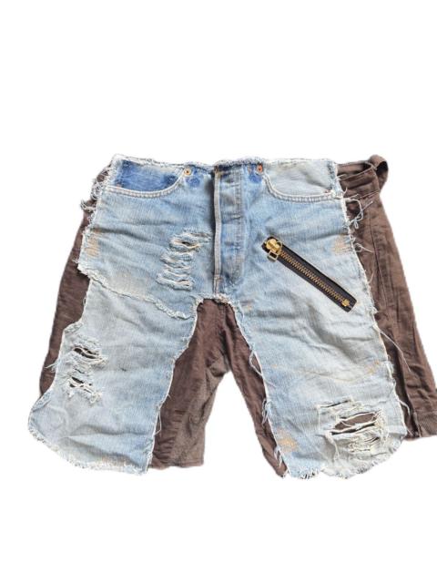 Other Designers Seditionaries - JAPAN BRAND JUNGLE CAT X LEVIS REWORKED BONDAGE SHORT PANTS
