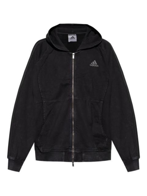 adidas Adilenium Teamgeist logo-print zip-up hoodie