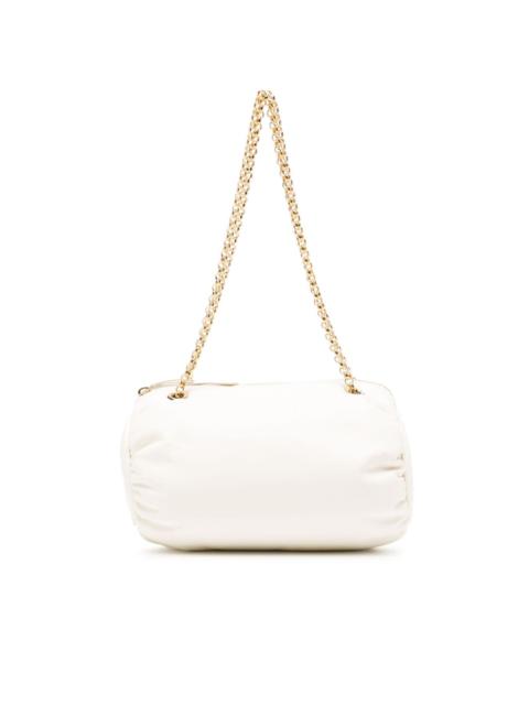 Marine Serre crescent-motif leather tote bag