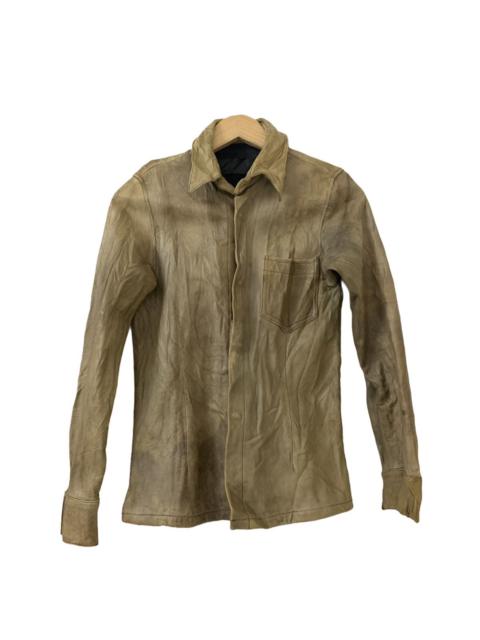 Other Designers Isamu Katayama Backlash Cowhide Leather Jacket