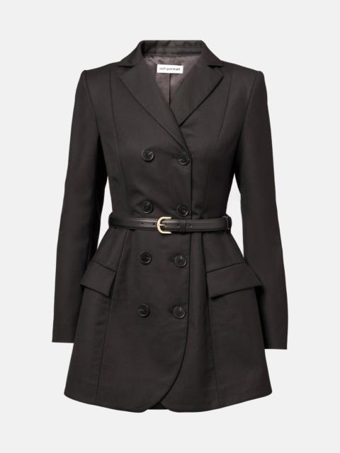 self-portrait Belted blazer dress