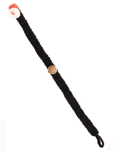 DEZSO Petite Anadara Smoky Quartz Mexican Bracelet