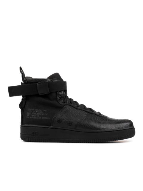 Nike SF AIR FORCE 1 MID 'TRIPLE BLACK'