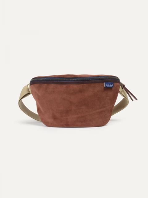 Bleu de Chauffe NEW BEAT XL BELT BAG  -  RUBY BROWN
