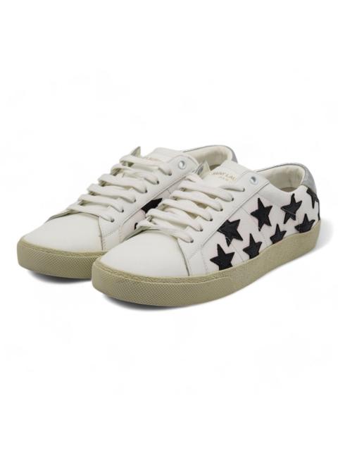SAINT LAURENT Court Stars Low Top Sneakers - Leather - White - 40 7US $750
