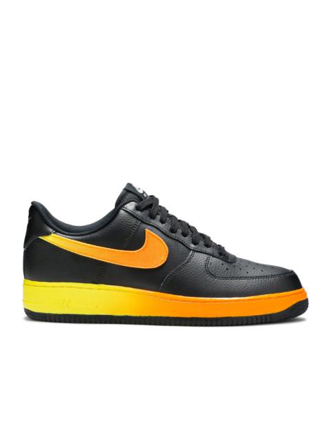 Nike AIR FORCE 1 LOW '07 LV8 'BLACK ORANGE PEEL'