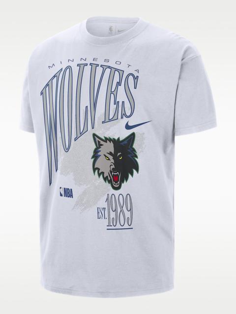 Nike Minnesota Timberwolves Hardwood Classics Vintage Men's Short-Sleeve Ringer T-Shirt