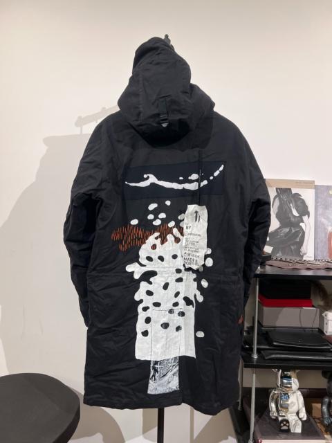 11 by Boris Bidjan Saberi Boris Bidjan Saberi J4 Embroidered Parka Coat