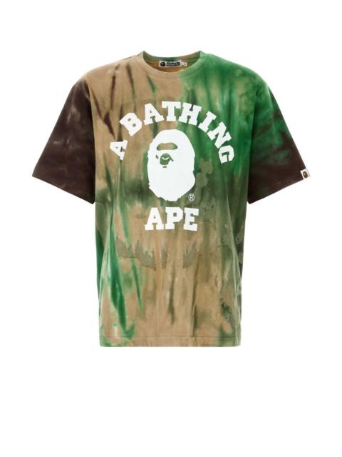 A BATHING APE® Bape Men Multicolor Cotton Oversize T-Shirt